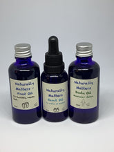 Load image into Gallery viewer, Soap Matters Blended Oil Gift box with three blended oils (Hand, Foot and Body)